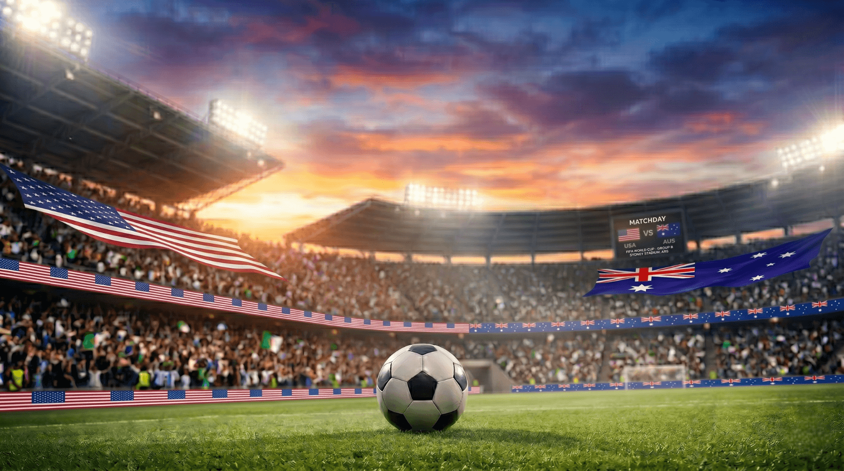 Bet On USA vs Australia & Get Up To $1,500 back In Bonus Bets